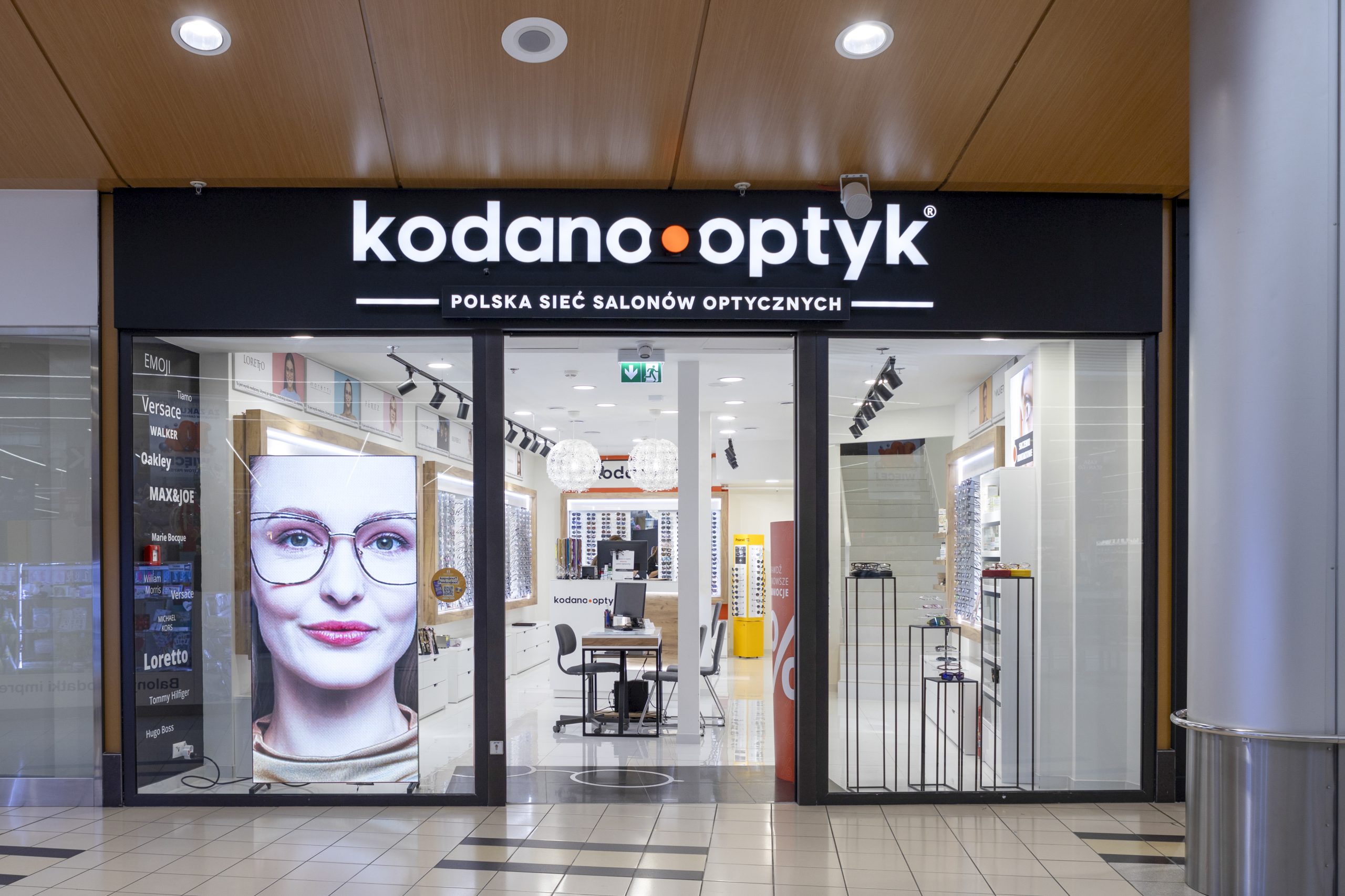 Kodano Optyk - witryna