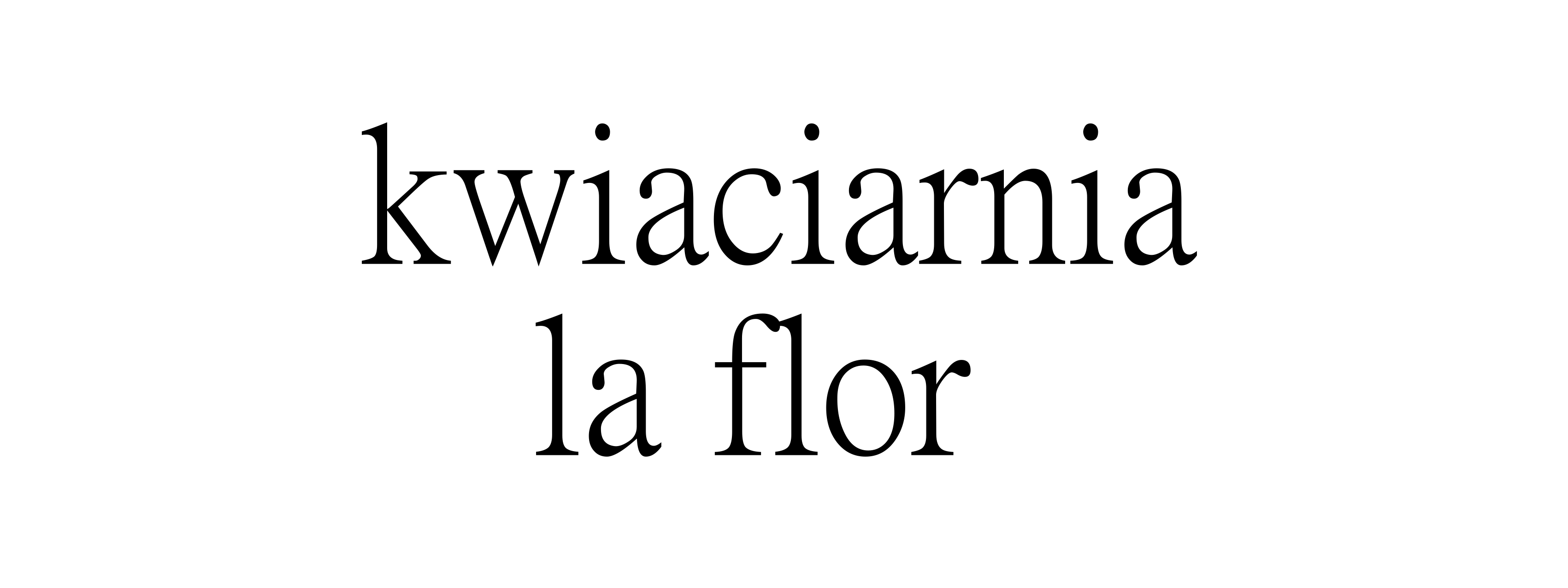 Kwiaciarnia La Flor - logo