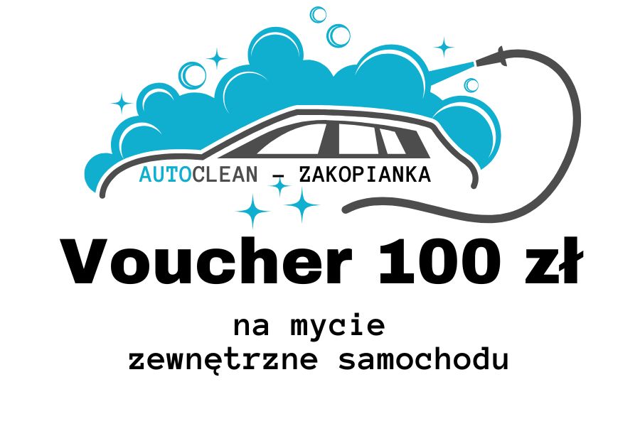 Voucher 100 zł do myjni Auto Clean