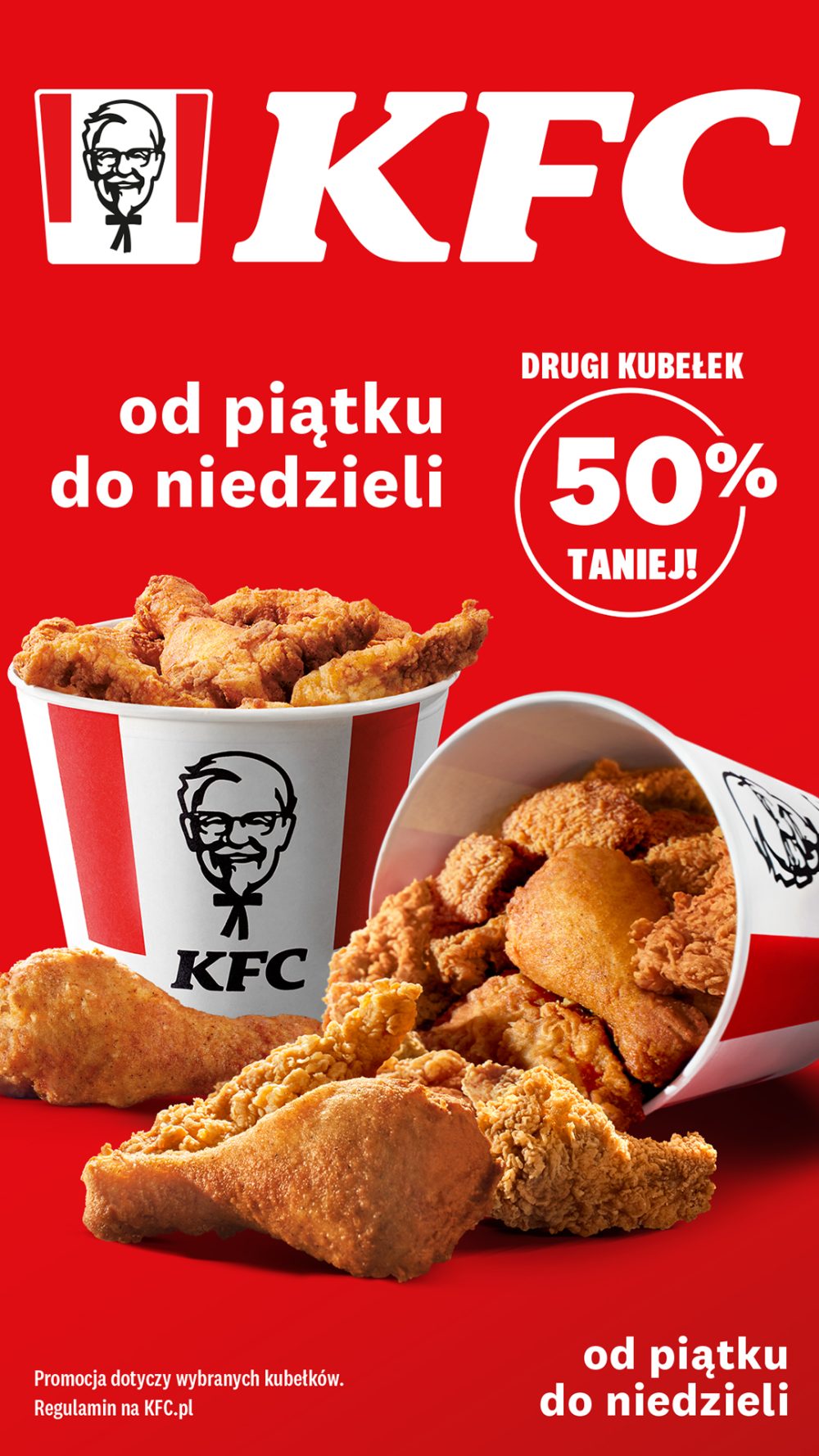 KFC - Drugi Kubełek 50% Taniej powrócił!