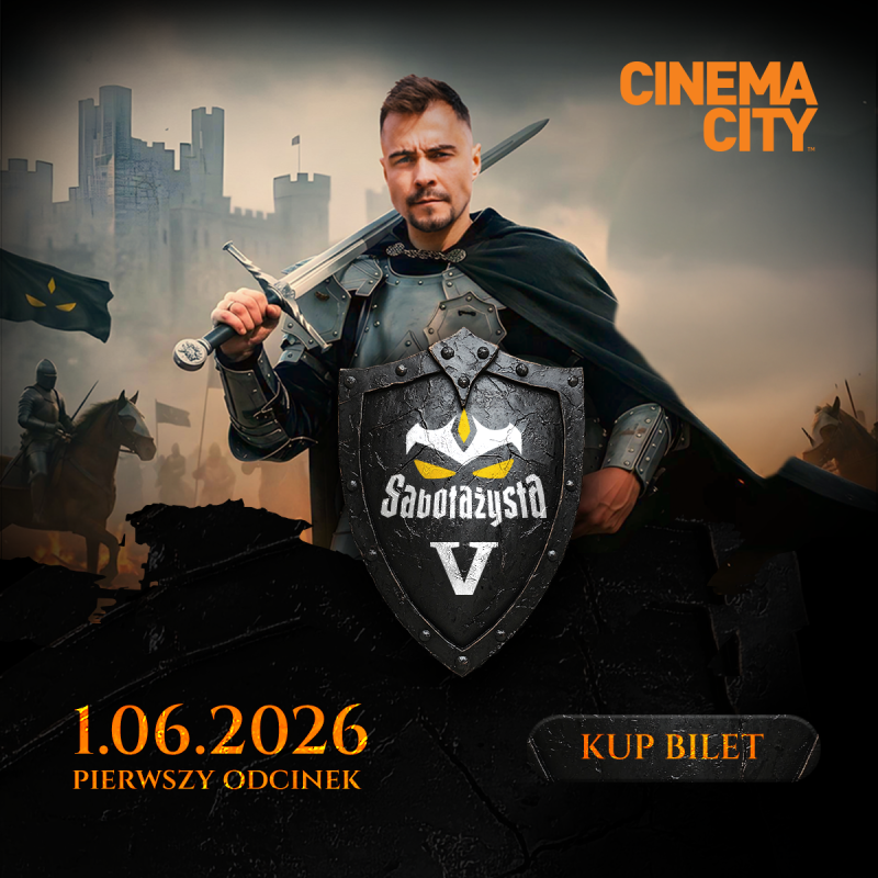 „Sabotażysta 5” będzie można zobaczyć w kinach od 1 do 7 czerwca - Cinema City PH Zakopianka