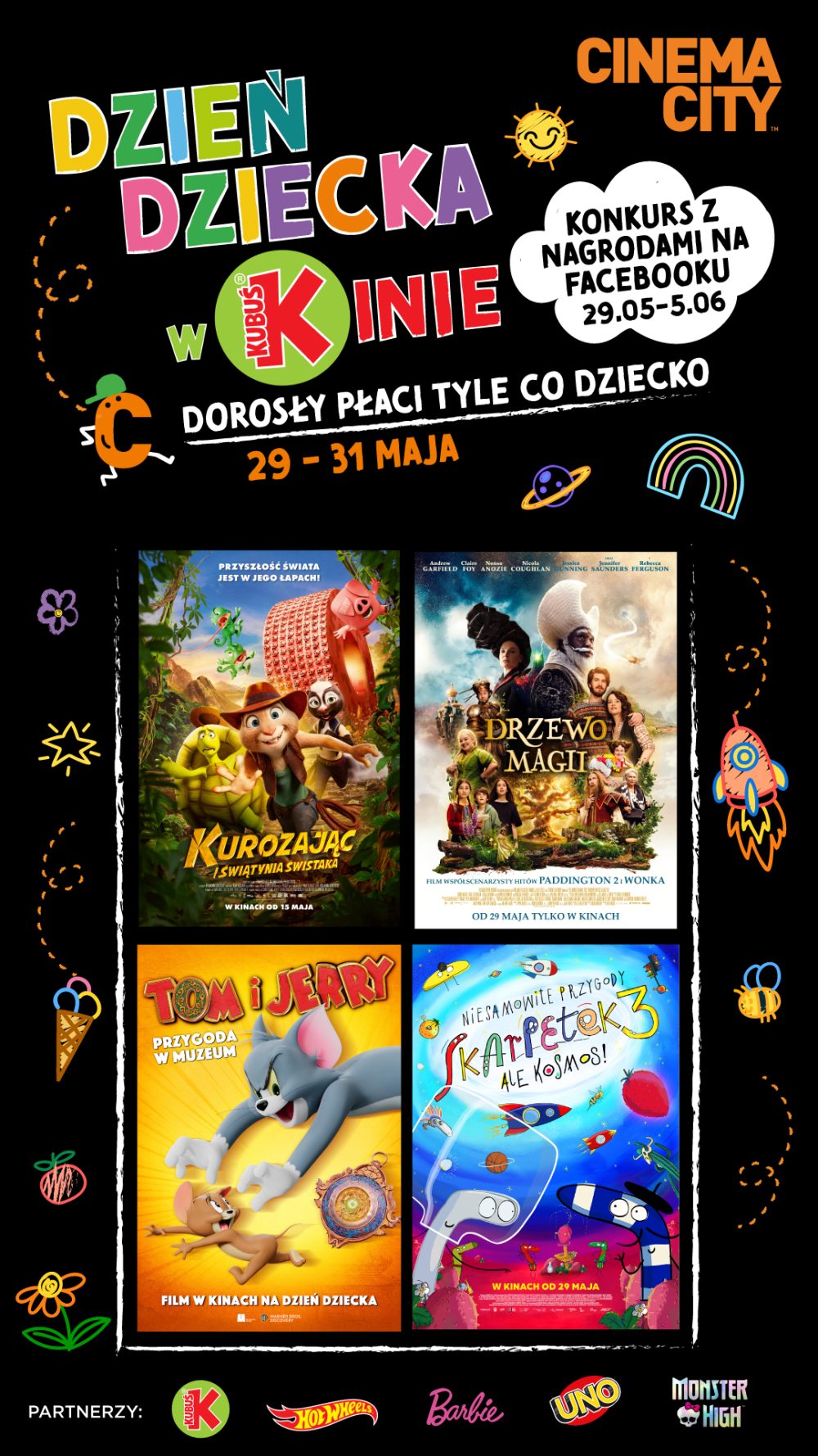 Dzień Dziecka w Cinema City. Rodzinny weekend pełen filmowych emocji i konkurs z nagrodami! PH Zakopianka