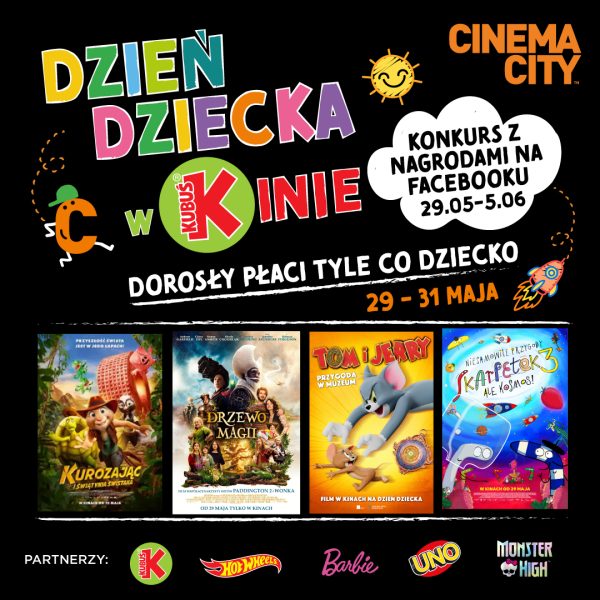 Dzień Dziecka w Cinema City. Rodzinny weekend pełen filmowych emocji i konkurs z nagrodami! PH Zakopianka