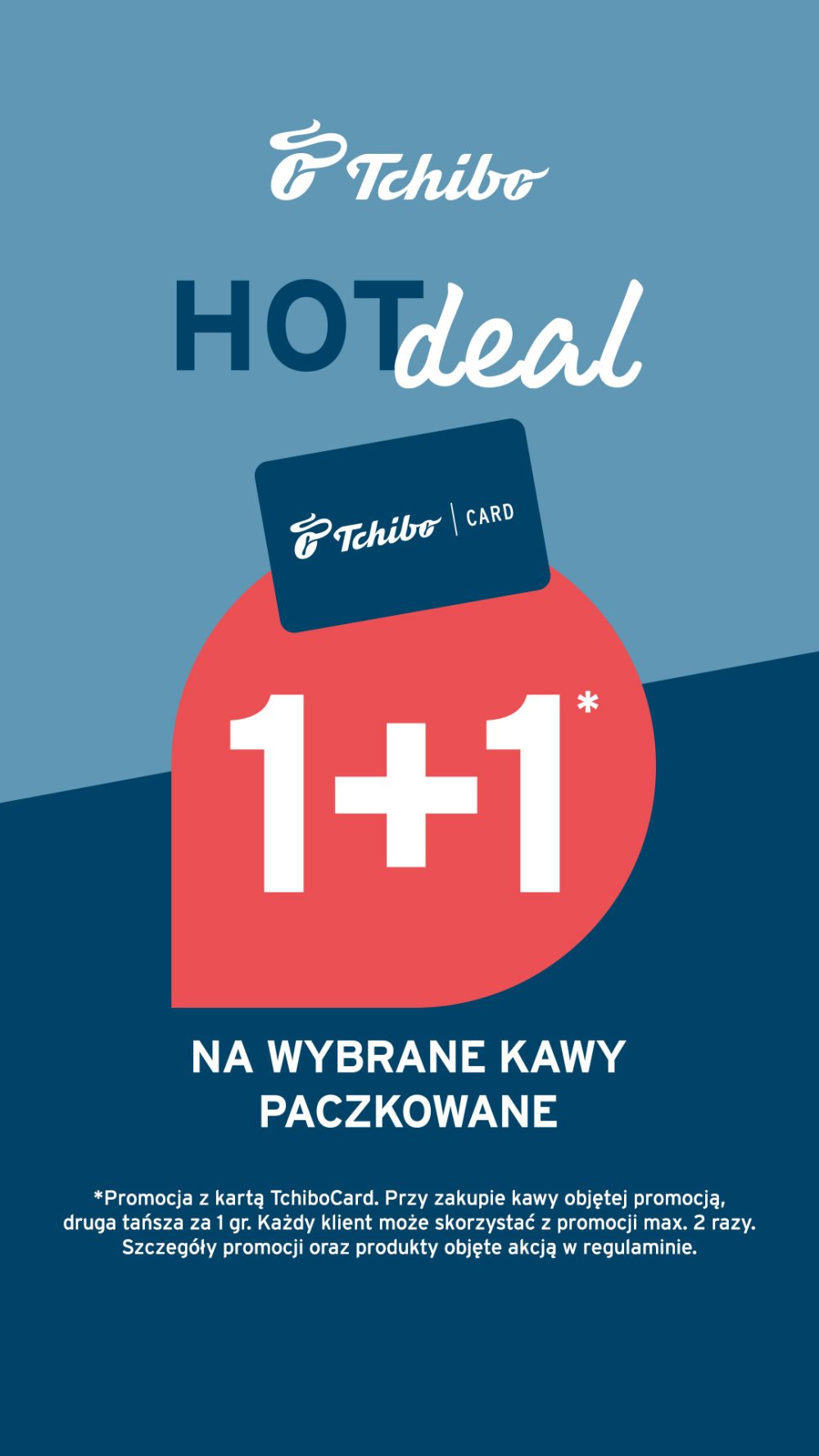 1+1 na kawy ziarniste Barista