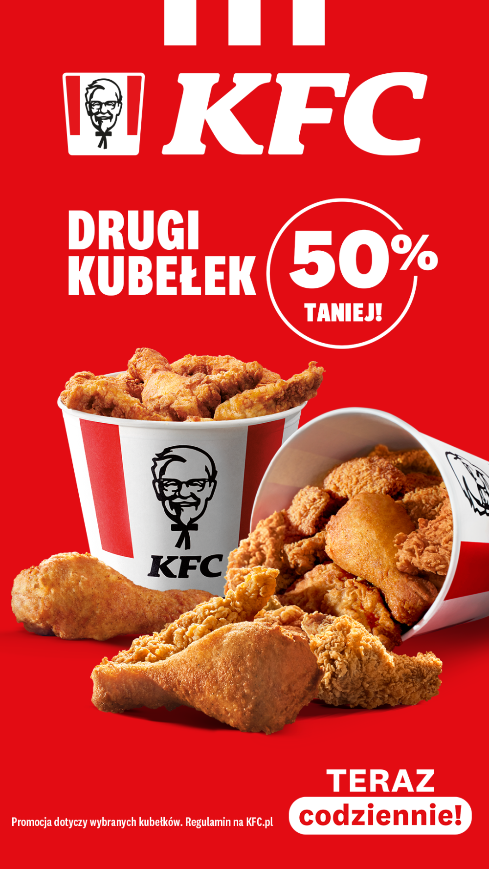 50% off codziennie - KFC - PH Zakopianka